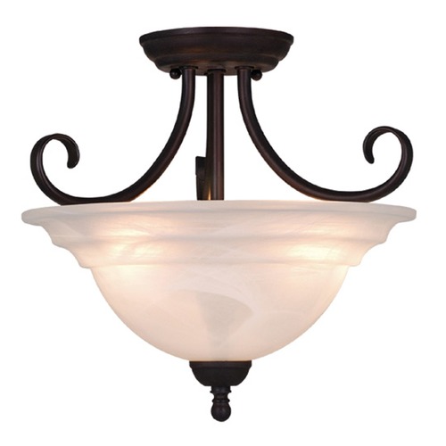 Vaxcel Lighting Babylon Oil Burnished Bronze Semi-Flush Mount by Vaxcel Lighting CF65353OBB