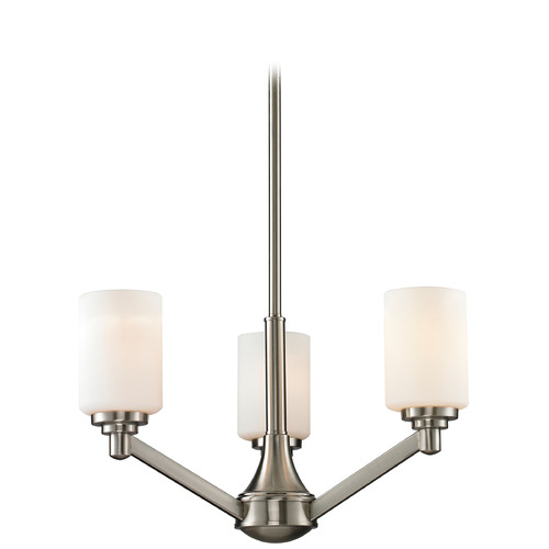Z-Lite Z-Lite Montego Brushed Nickel Mini-Chandelier 410-3