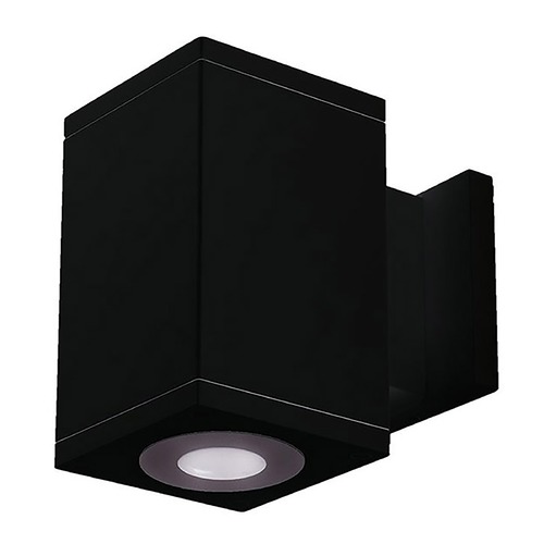 Cube Arch Black LED Outdoor Wall Light by WAC Lighting