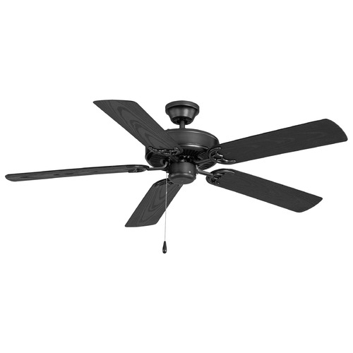 Maxim Lighting Basic-Max Black Ceiling Fan Without Light