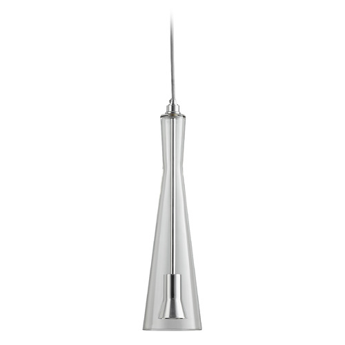 Oxygen Cornet Clear LED Pendant in Polished Chrome by Oxygen Lighting 3-651-14