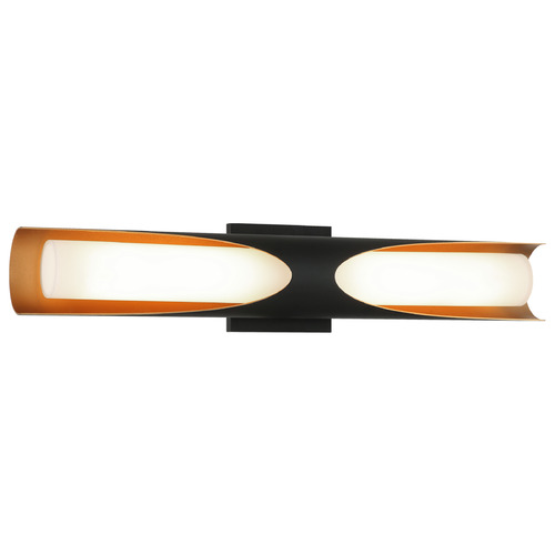 Matteo Lighting Matteo Lighting Pedro Matte Black LED Vertical Bathroom Light S12324MB
