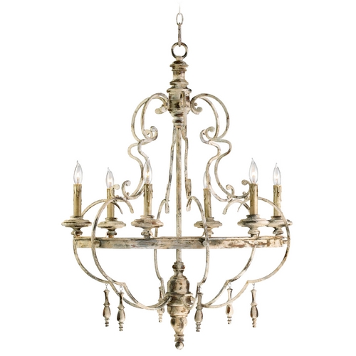 Cyan Design Davinci Persian White Chandelier by Cyan Design 4160