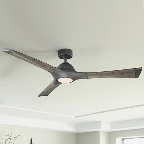 Woody 60-Inch LED Smart Outdoor Fan in Graphite 2700K by Modern Forms