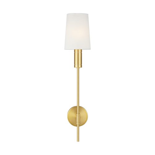 Visual Comfort Studio Collection Thomas OBrien 26.88-Inch Tall Beckham Modern Burnished Brass Sconce by Visual Comfort Studio TW1051BBS