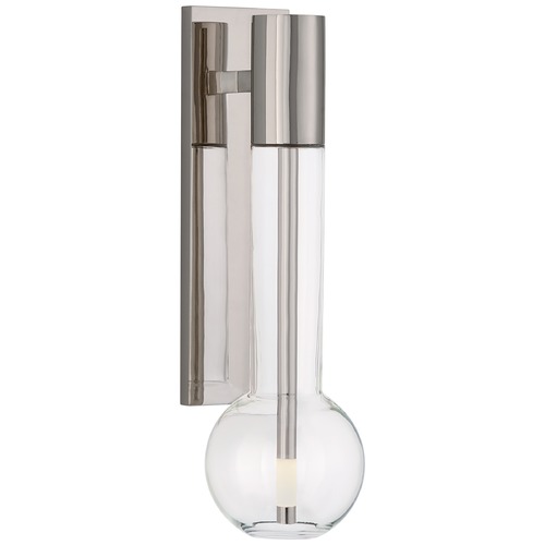 Visual Comfort Signature Collection Kelly Wearstler Nye Small Sconce in Polished Nickel by Visual Comfort Signature KW2130PN