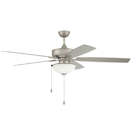 Craftmade Lighting Outdoor Super Pro 211 60-Inch Fan in Nickel by Craftmade Lighting OS211PN5