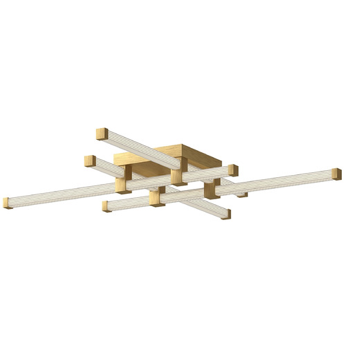 Blade Brushed Gold LED Flush Mount by Kuzco Lighting