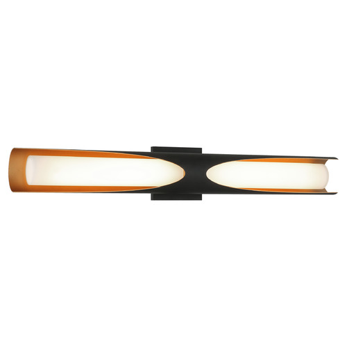 Matteo Lighting Matteo Lighting Pedro Matte Black LED Vertical Bathroom Light S12330MB