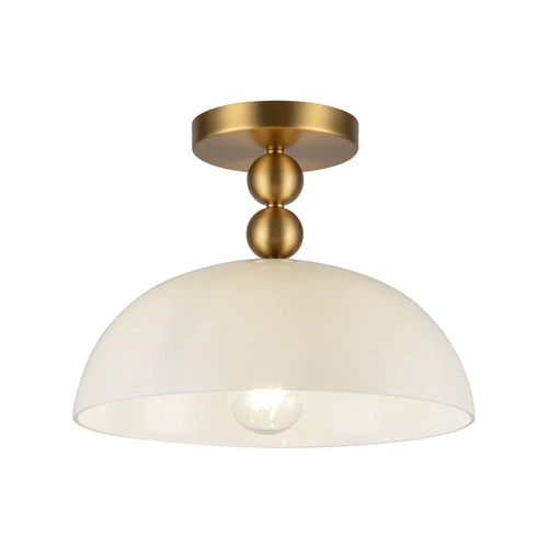 Alora Lighting Paisley Brushed Gold Semi-Flushmount Light