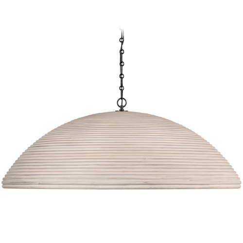 Linnea Bronze Amber Ribbon Glass Flush Mount Light