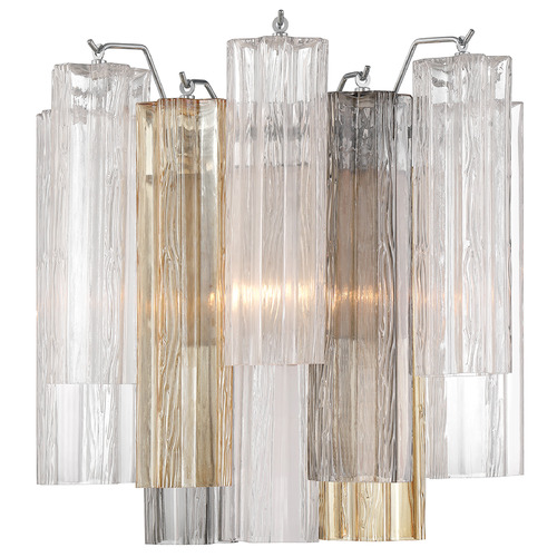 Crystorama Lighting Addis Polished Chrome Sconce