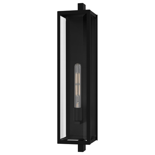 Quoizel Lighting Dale Matte Black Outdoor Wall Light