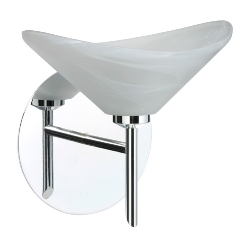 Besa Lighting Hoppi Chrome LED Sconce