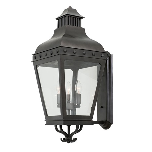 Shorecrest Aged Iron Outdoor Wall Light by Kalco Lighting