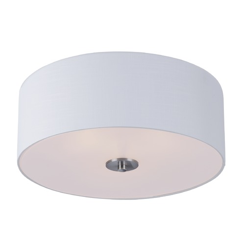 Maxim Lighting Bongo Satin Nickel Flush Mount by Maxim Lighting 10010WLSN