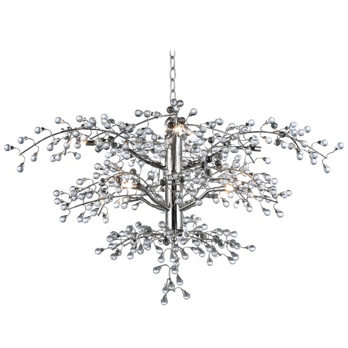 Maxim Lighting Maxim Lighting Cluster Polished Nickel LED Chandelier 38504CLPN