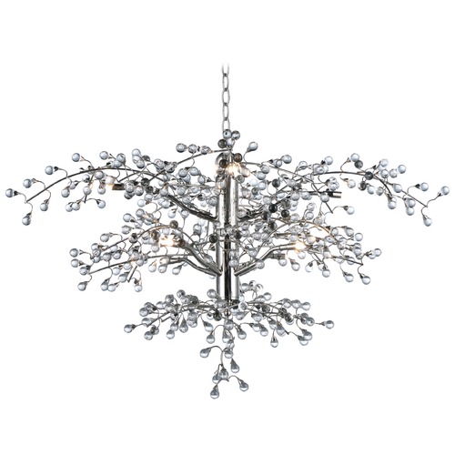 Maxim Lighting Cluster Polished Nickel LED Chandelier by Maxim Lighting 38504CLPN