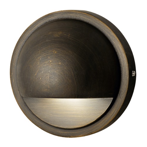4-Inch 12V LED Half Moon Deck Light in Centennial Brass 3000K by Kichler Lighting