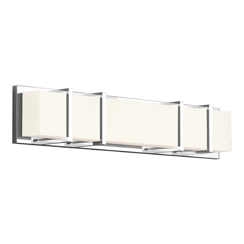 Alberni Chrome LED Vertical Bathroom Light by Kuzco Lighting