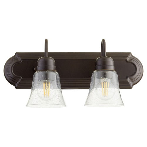 Quorum Lighting Oiled Bronze Bathroom Light by Quorum Lighting 5094-2-286