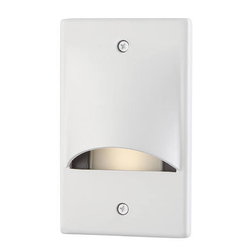 White LED Recessed Step Light by Eurofase Lighting