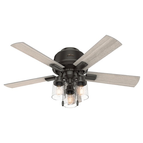 Hunter Fan Company Hartland Noble Bronze LED Ceiling Fan by Hunter Fan Company 50327