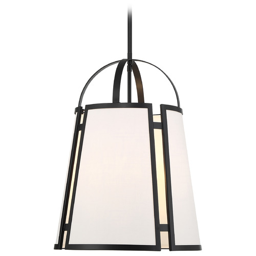 Savoy House Savoy House Lighting Chartwell Matte Black Pendant Light with Conical Shade 7-6304-4-89