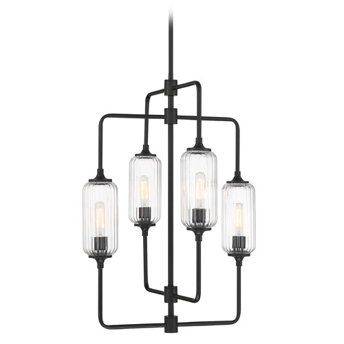 Savoy House Lighting Holton Matte Black Mini-Chandelier