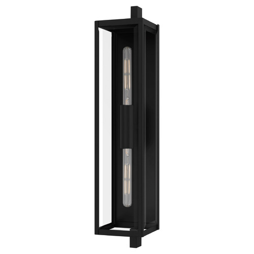 Quoizel Lighting Dale Matte Black Outdoor Wall Light