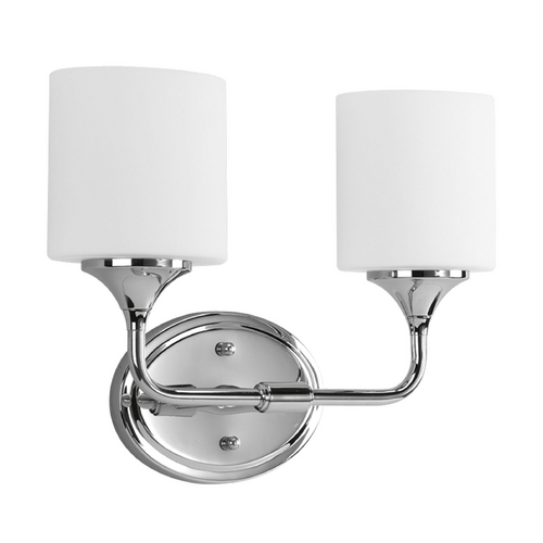 Lynzie Bathroom Light in Chrome by Progress Lighting