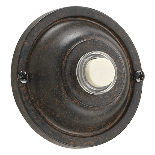 Toasted Sienna Doorbell Button by Quorum Lighting