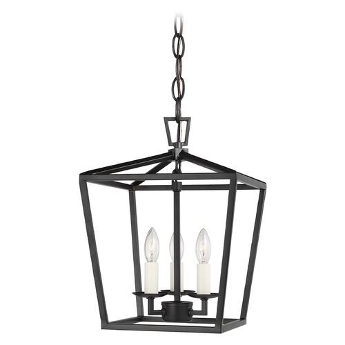 Visual Comfort Studio Collection Dianna 3-Light Midnight Black Open Frame Mini Pendant by Visual Comfort Studio 5192603-112