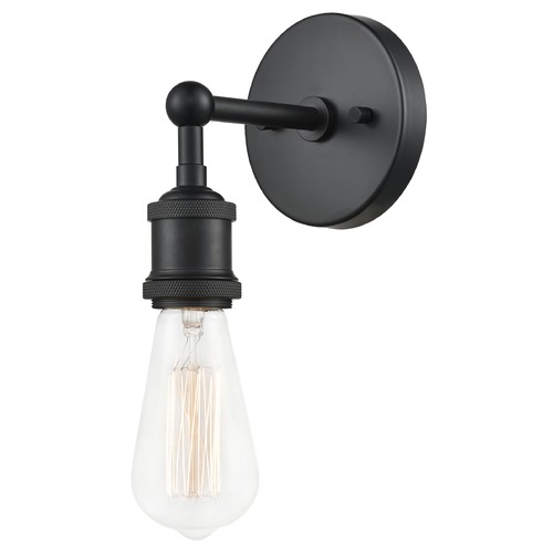 Bulstrodes Workshop Black Sconce by Matteo Lighting