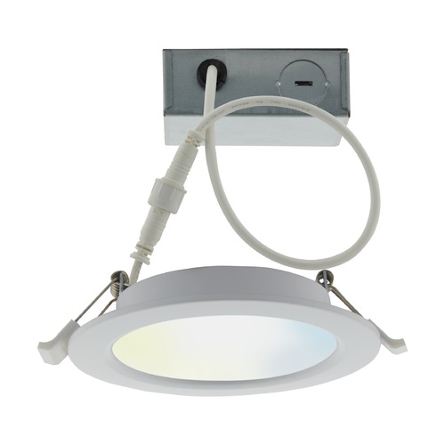 Satco Lighting Starfish Wi-Fi 4 inch Canless LED Tunable White Edge-Lit Downlight by Satco Lighting S11261