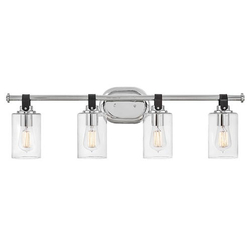 Hinkley Halstead 4-Light Vanity Light in Chrome by Hinkley Lighting 52884CM