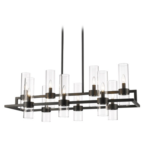 Datus Matte Black Linear Light by Z-Lite