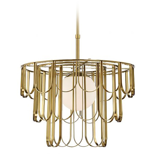 Melody Satin Brass Pendant by Craftmade Lighting