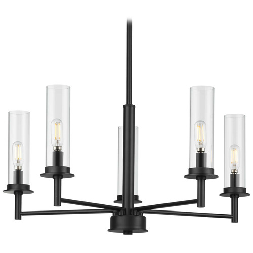 Progress Lighting Progress Lighting Kellwyn Matte Black Chandelier P400251-031