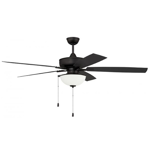 Craftmade Lighting Outdoor Super Pro 211 60-Inch Fan in Flat Black by Craftmade Lighting OS211FB5
