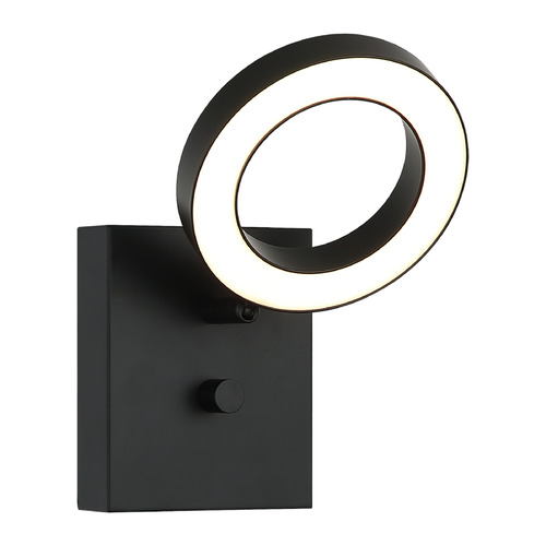 Matteo Lighting Realm Black LED Sconce