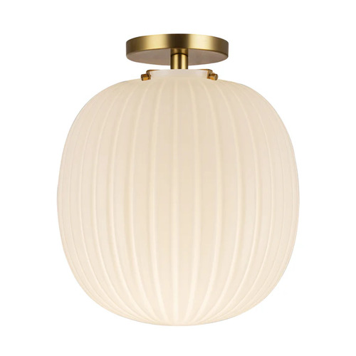 Alora Lighting Cherise Brushed Gold Semi-Flushmount Light