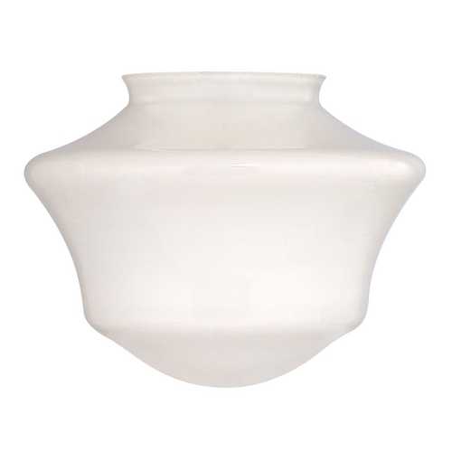 Design Classics Lighting Opal White Glass Shade - 3-Inch Fitter Opening GC6