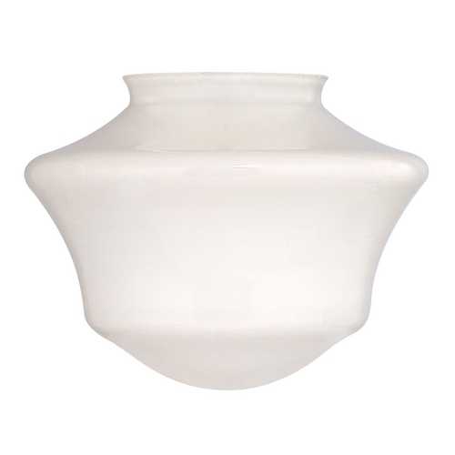 Opal White Glass Shade - 3-Inch Fitter Opening