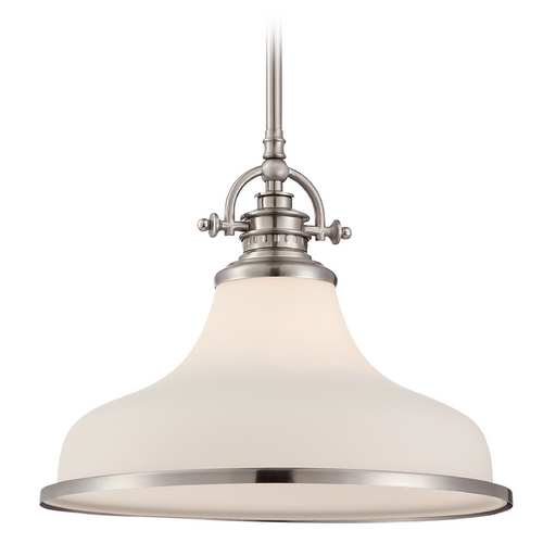 Grant Pendant in Brushed Nickel by Quoizel Lighting