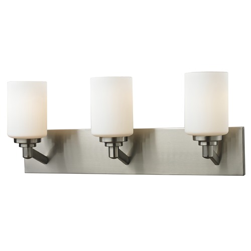 Z-Lite Z-Lite Montego Brushed Nickel Bathroom Light 410-3V