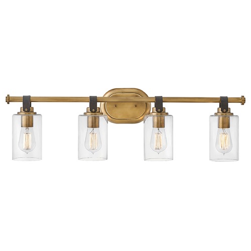 Halstead 4-Light Vanity Light in Heritage Brass by Hinkley Lighting