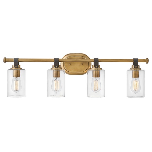 Hinkley Halstead 4-Light Vanity Light in Heritage Brass by Hinkley Lighting 52884HB