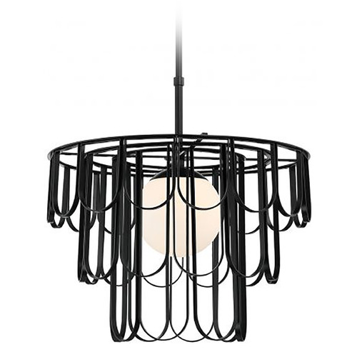 Craftmade Lighting Melody Flat Black Pendant by Craftmade Lighting 54992-FB