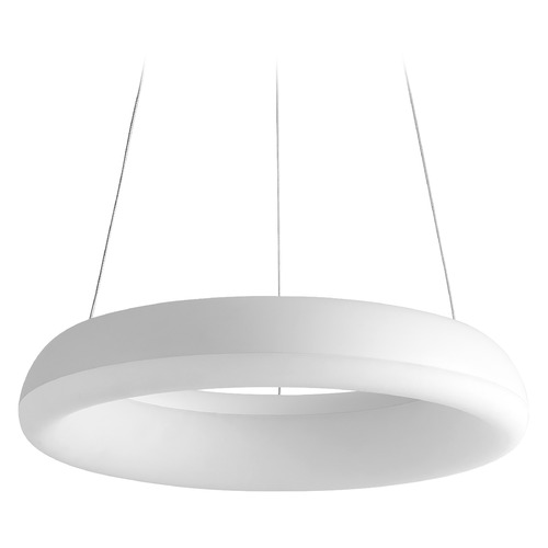 Oxygen Roswell 16-Inch LED Pendant in White by Oxygen Lighting 3-62-6